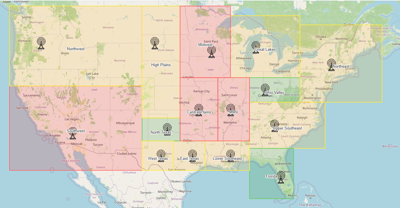 Radar Need Map